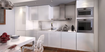 white kitchen